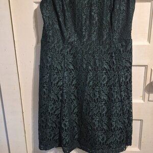 Green Skater Style Dress